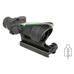 Trijicon ACOG 4x32 Scope with Red Chevron BAC Flattop Reticle w/ TA51 Mount, #TA31FG