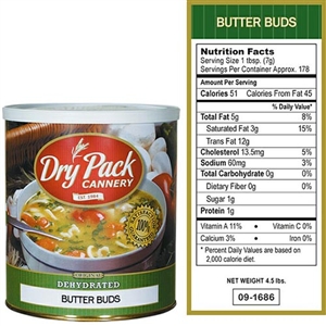 Dry Pack Cannery Dried Food, Butter Buds