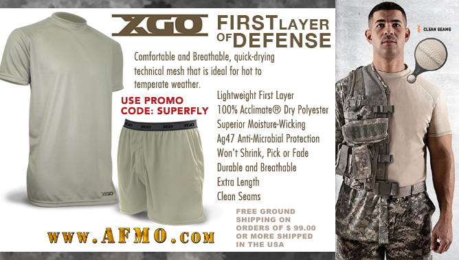 XGO First LAyer of Defense Clothing at AFMO.com